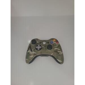 Xbox 360 Camouflage Wireless Controller Special Edition Camo OEM Tested Working